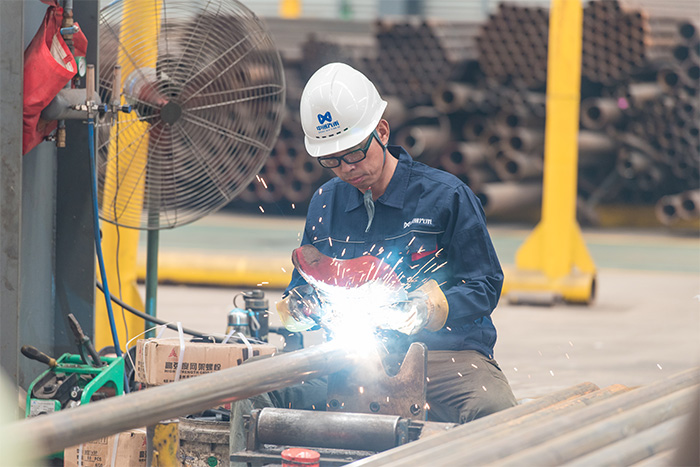 北安网架焊接车间